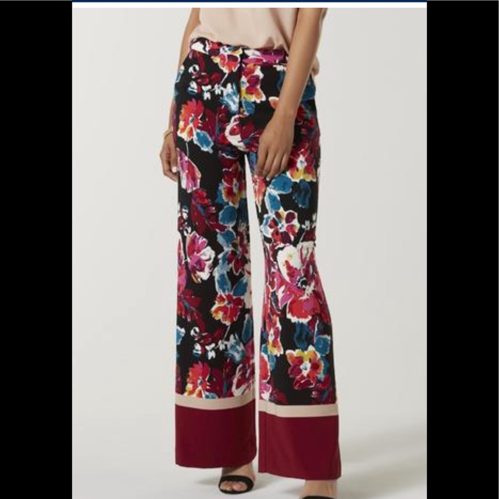 NWT gorgeous vibrant floral print pants